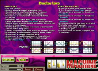 Doctor Love Video Slot Machine