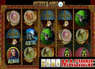 Mystery at the mansion slot machine