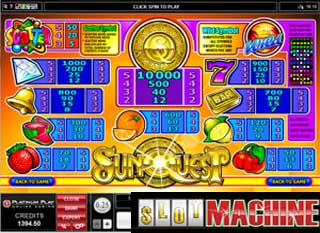 Sun Quest slot machine